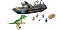 LEGO JURASSIC WORLD Baryonyx Dinosaur Boat Escape 2021